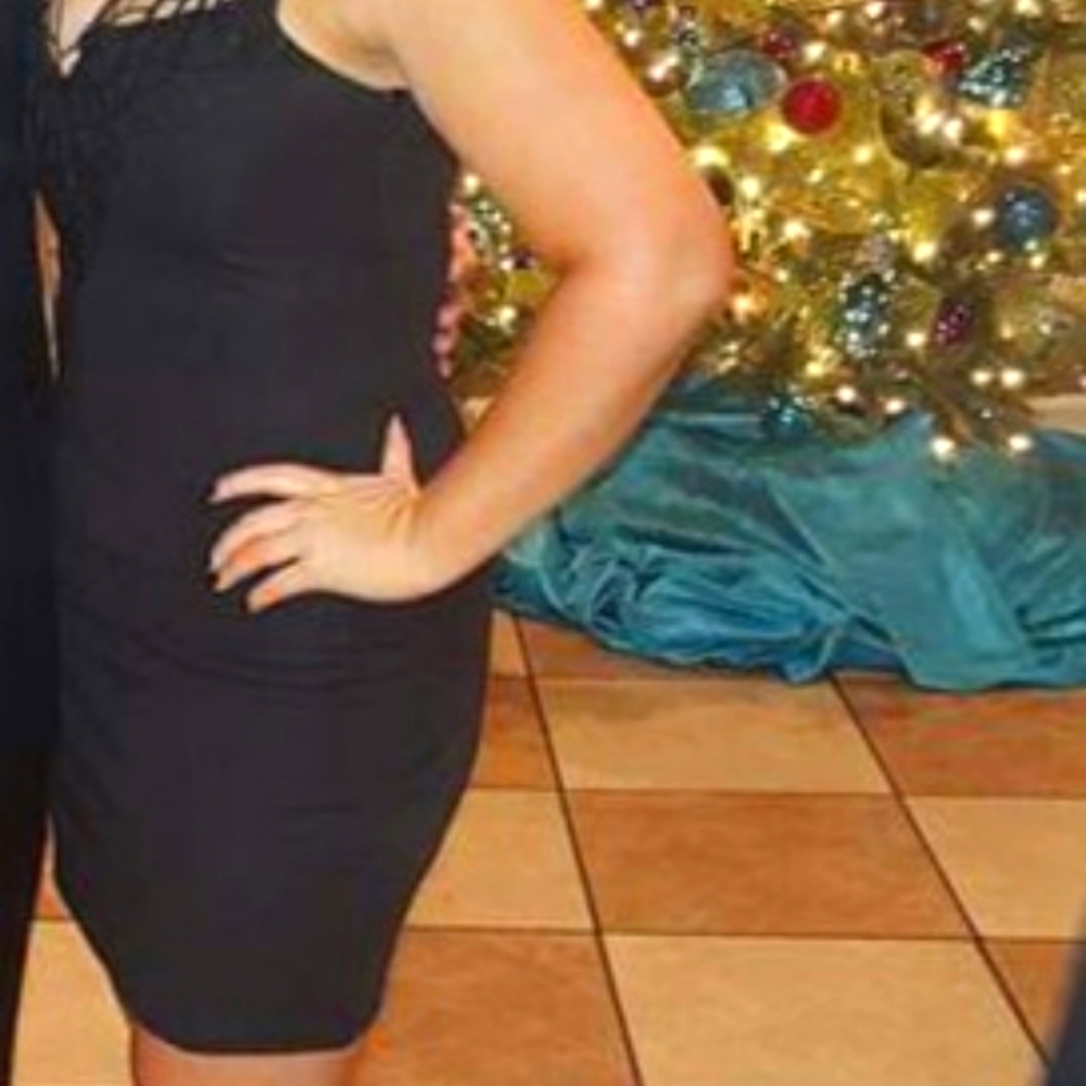 short black dress. medium size
